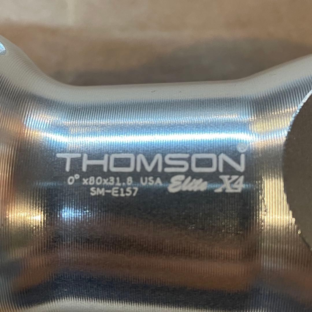 [Unused] THOMSON ELITE X4 31.8mm x 80mm x 0�� Silver