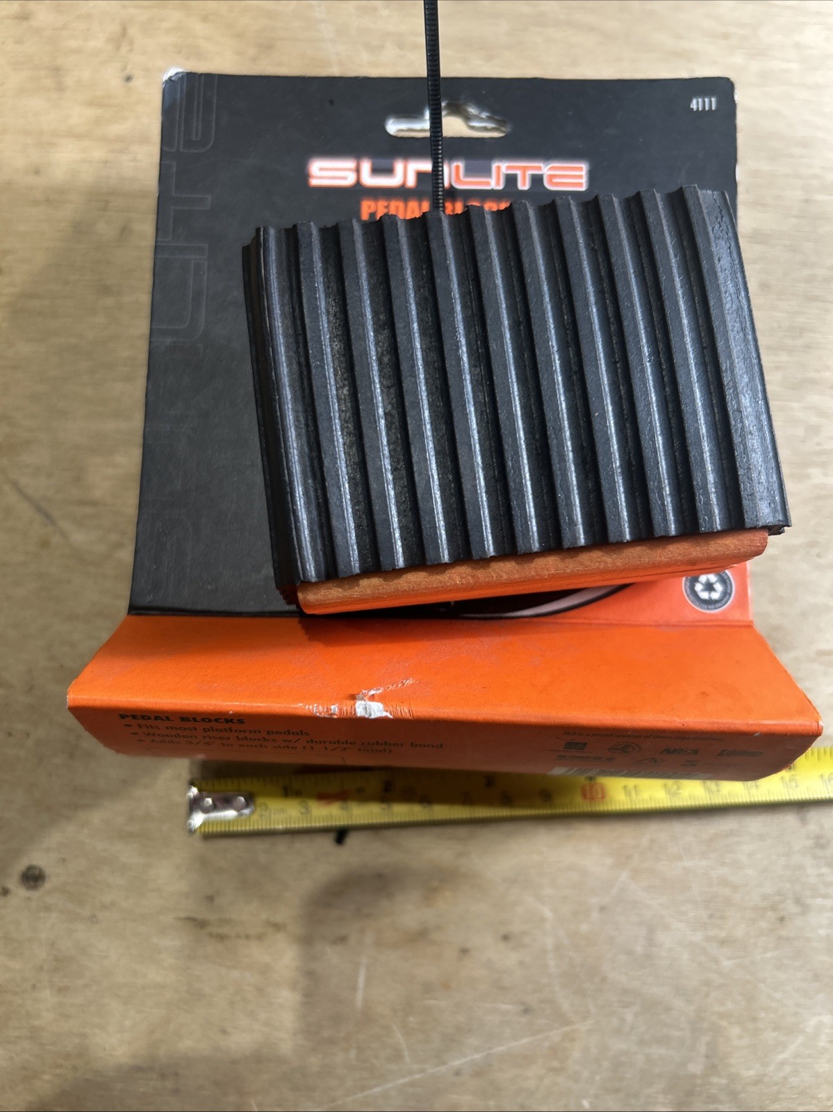 Sunlite Adult or Child Bicycle Pedal Blocks adds 1.5in