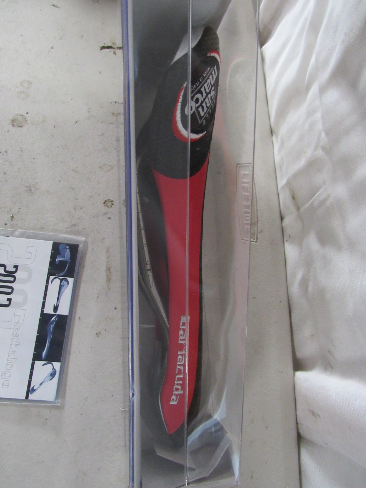 Vintage 2002 Selle San Marco Barracuda Saddle Titanio Red