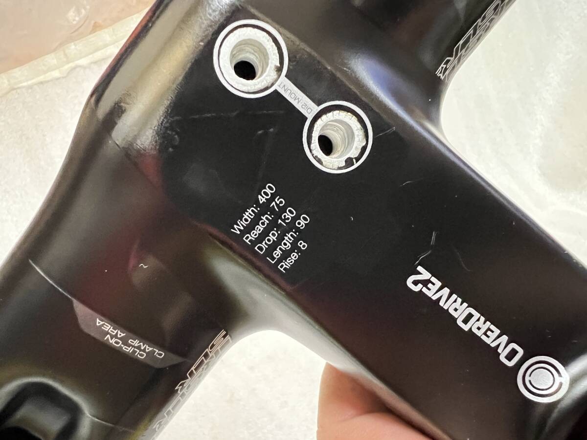 NEW GIANT CONTACT SLR CARBON INTEGRATED HANDLEBAR 400x90mm OD2 OVERDRIVE 2 ROAD