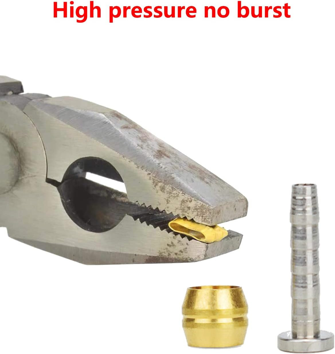 14 PCS BH90 Brake Olive and Barb – Brake Brass Olive and Steel Connecting Insert