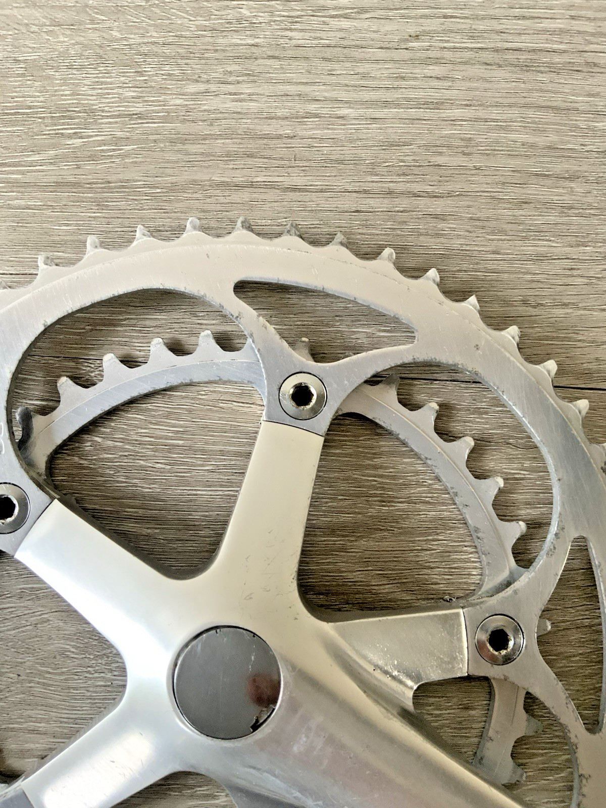 SHIMANO 600 ULTEGRA CRANKSET DOUBLE 6400 53-39 TOOTH 172.5 MM ARMS 6, 7, OR 8