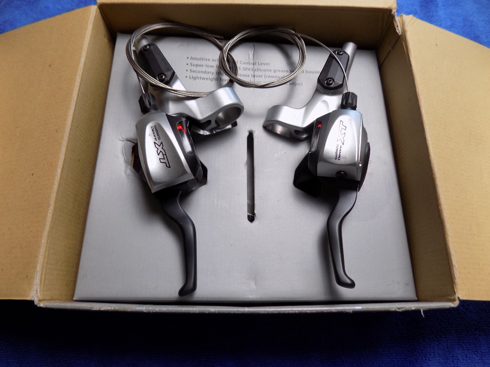 Shimano XT ST-M765 Hydraulic Dual Control Shifters W/CABLES,HOUSING BR-M765 L&R
