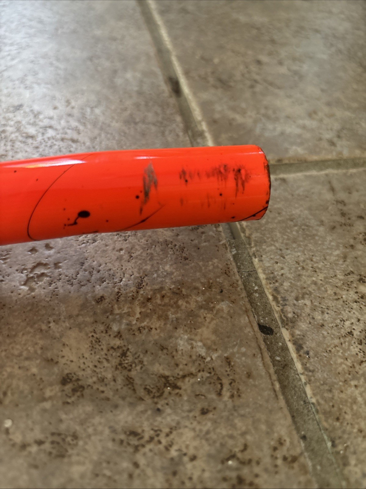 Grove Innovations Orange Splatter One Piece Bar Quill Stem 24” 22.2 High Rise