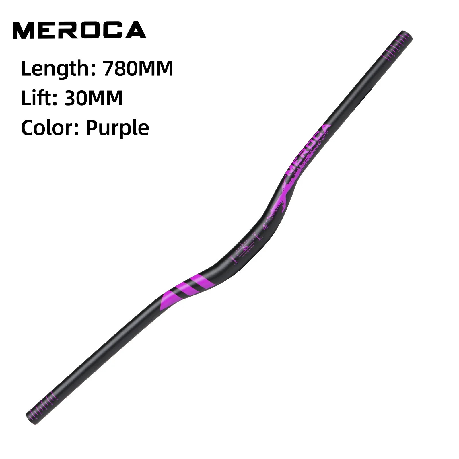 KORE MTB Bike Handlebar 720/780mm Aluminum Swallow Shape Rise 30/55mm 31.8mm