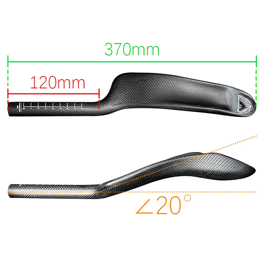 Carbon TT Bike Rest Handlebar Triathlon Time Trial Electronic Transmission Bar