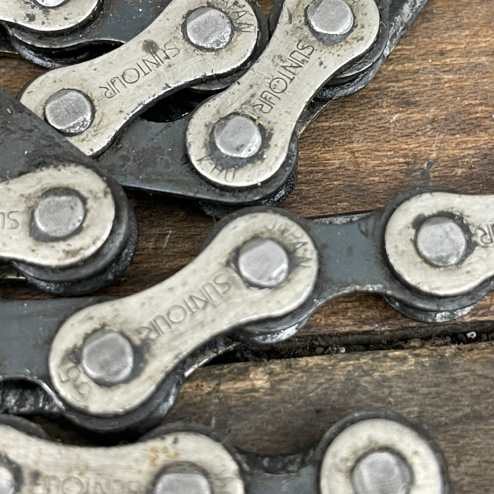 Vintage Suntour Chain 104 Links Silver Road Mountain Bike 90s 80s Eroica Race