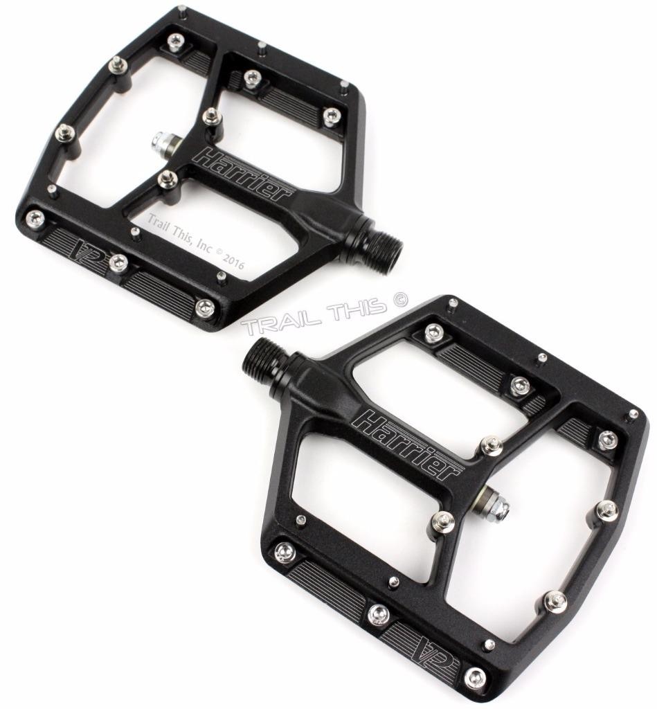 VP Components Harrier Low Profile Big Flat Platform Pedals MTB / Fat Bike 9/16″