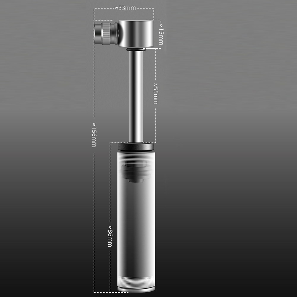 Miniature Portable Bike Pump High Pressure with Ball Needle for Road Bikes