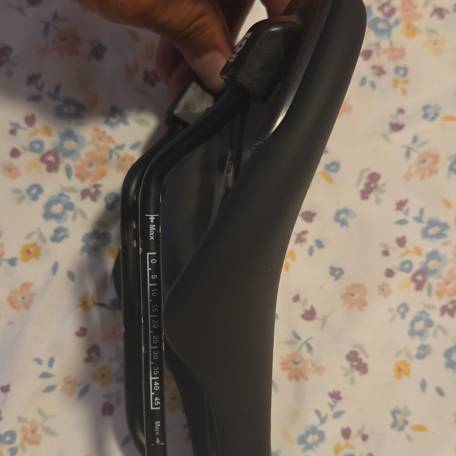 Black Cutaway Road Bike Saddle/Seat w/ Rails Alloy/ Model 150mm