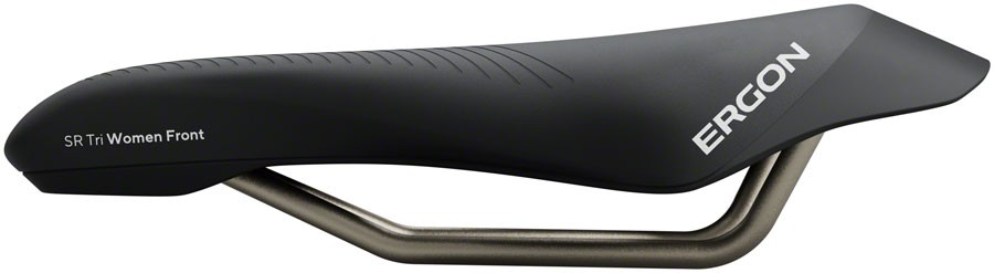 Ergon SR Triathlon Saddle – Womens, Black, Front