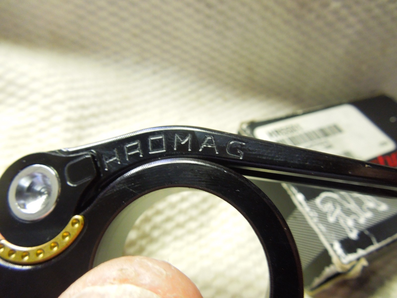 VINTAGE Chromag Seatpost clamp 30mm Black QUICK RELEASE OLD SCHOOL