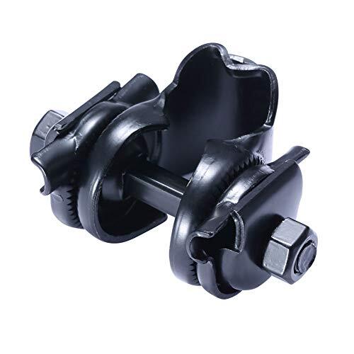 Bike Seat Clamp Bicycle Seat Adapter Fit for Standard Rail Saddles Black