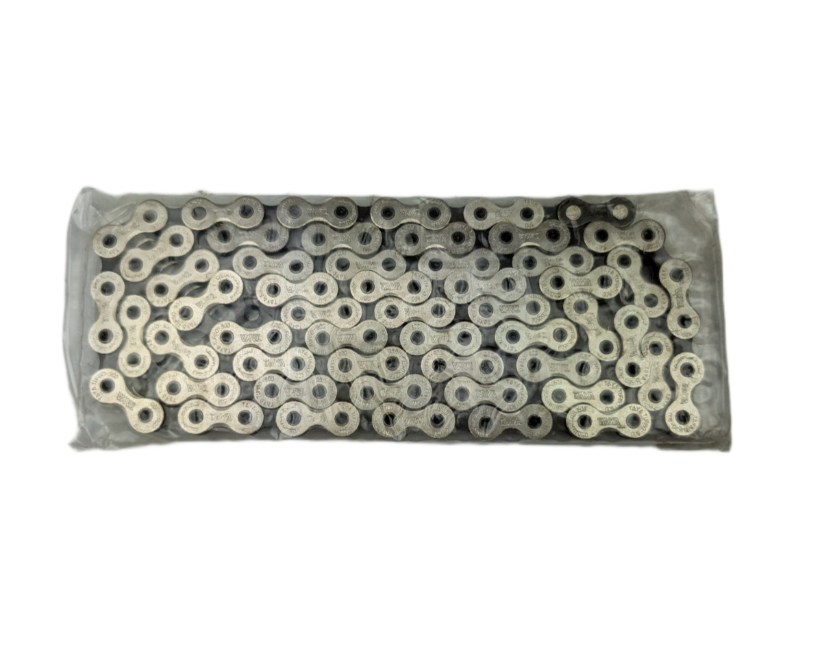 ACS 63824-0100 Crossfire Single Speed Chain 1/2″ x 1/8″ 106 Links Silver/Black