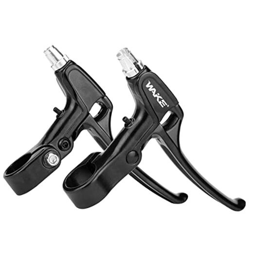 Bicycle Brake Levers 2pcs Mountain Bike Brake Handles 4 Finger 2.2cm Diameter