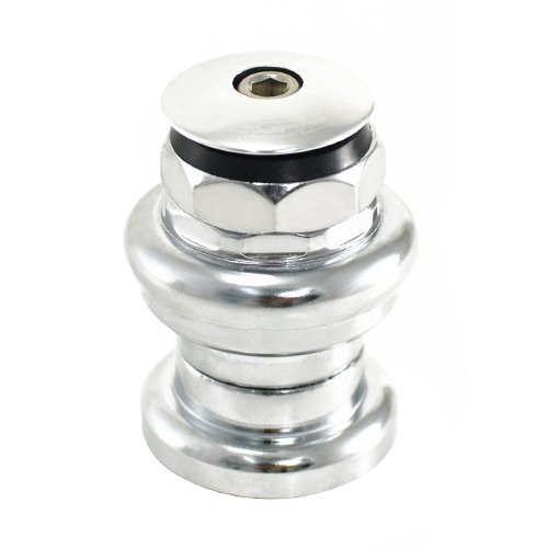 FSA TH-1150W 1″ Inch Threaded Traditional Chrome Headset 26.4mm , Silver