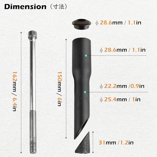Stem Riser Adapter Aluminum Bike Fork Stem Quill Riser 25,4 x 150 mm Black