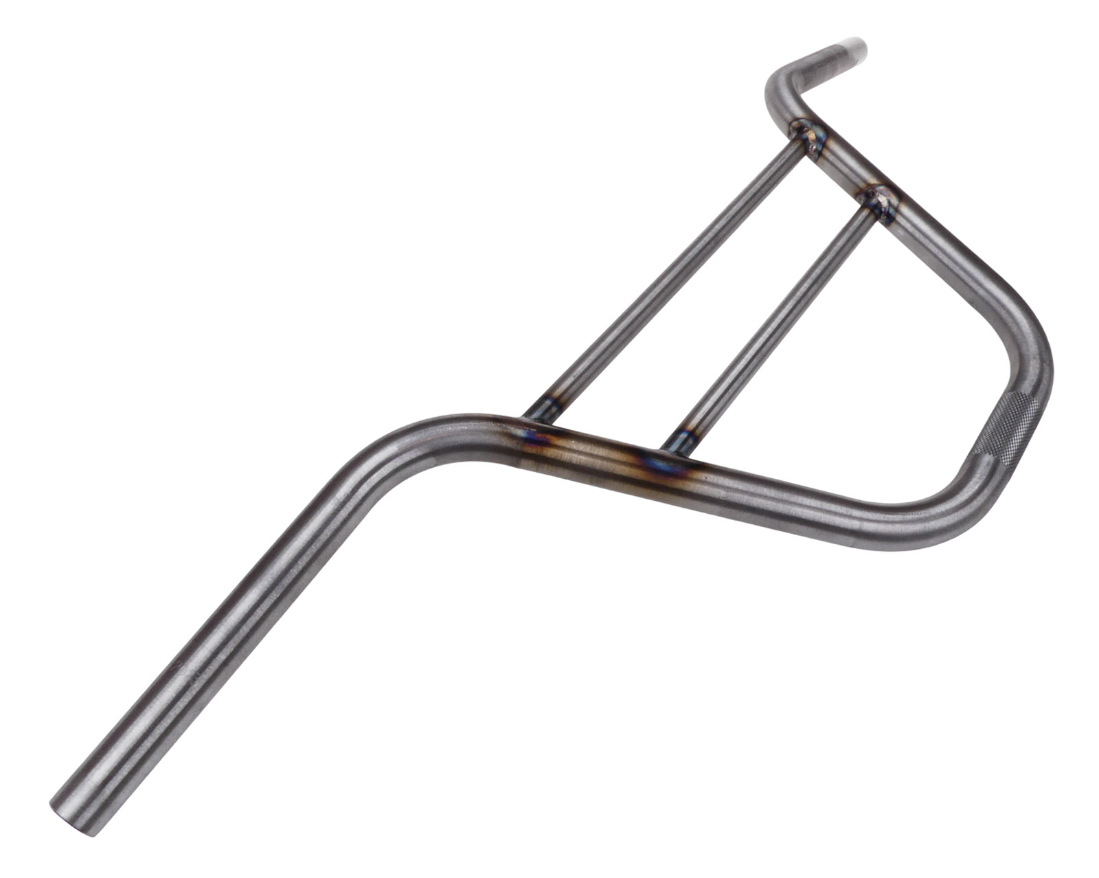 Porkchop BMX Ladder Bars bicycle handlebars – 4130 Chromoly – RAW *MADE IN USA*
