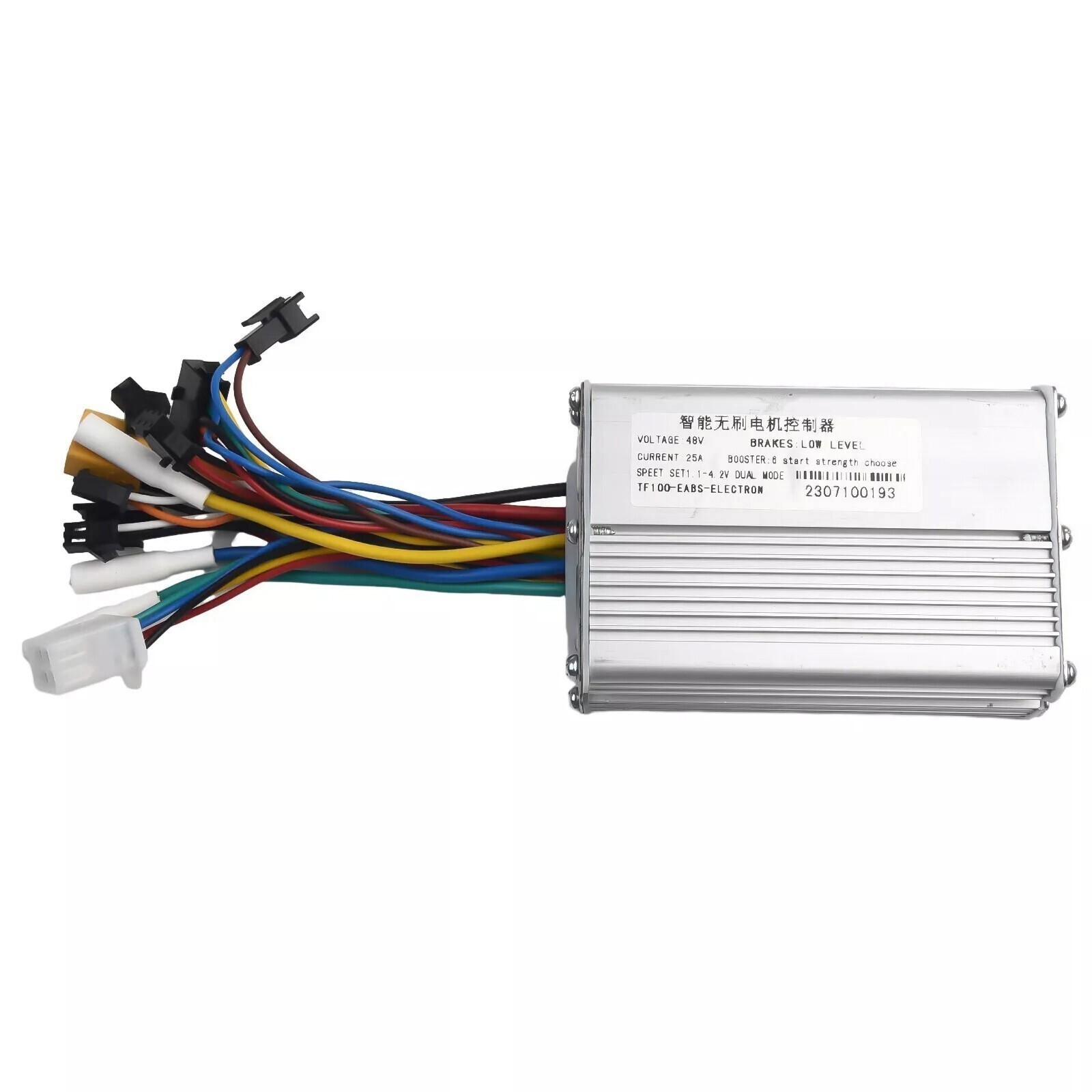 1200W 48V-25A Brushless Motor Controller + LCD Display + 6 Pin Cable For Scooter
