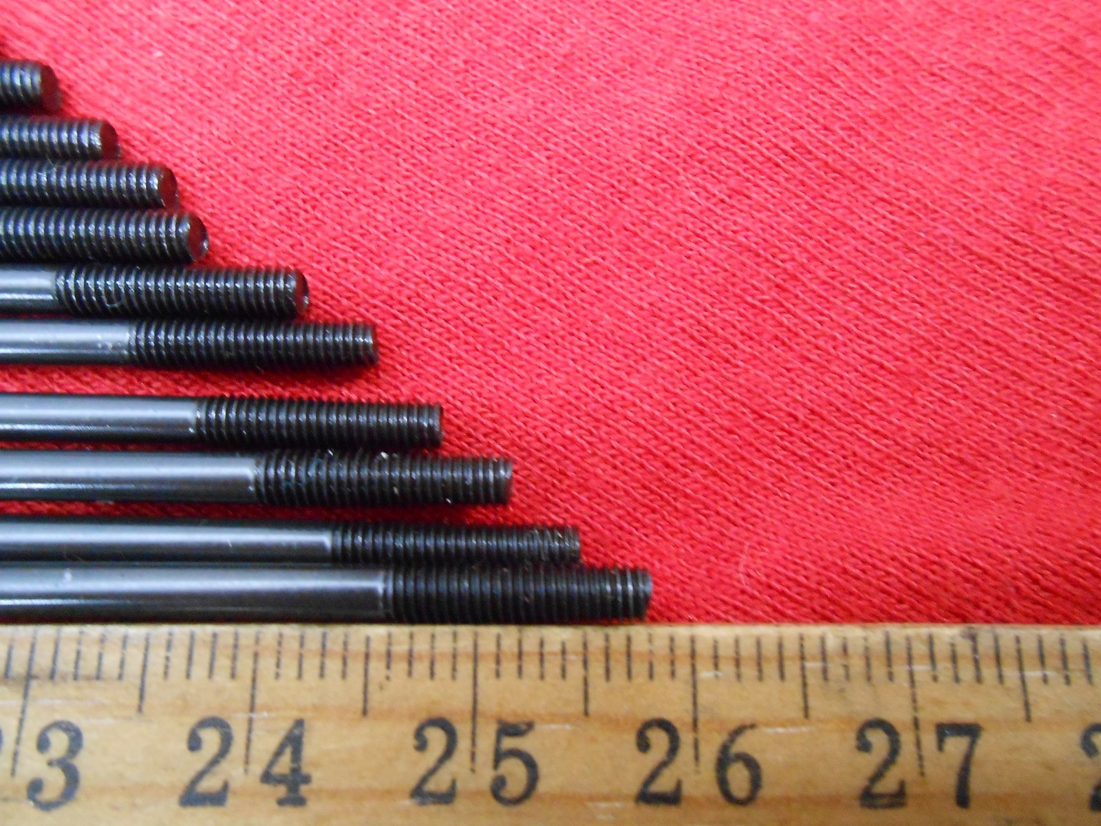 258mm length 12g (2.6mm) Black Stainless Spokes w Black Brass Nipples SAPIM