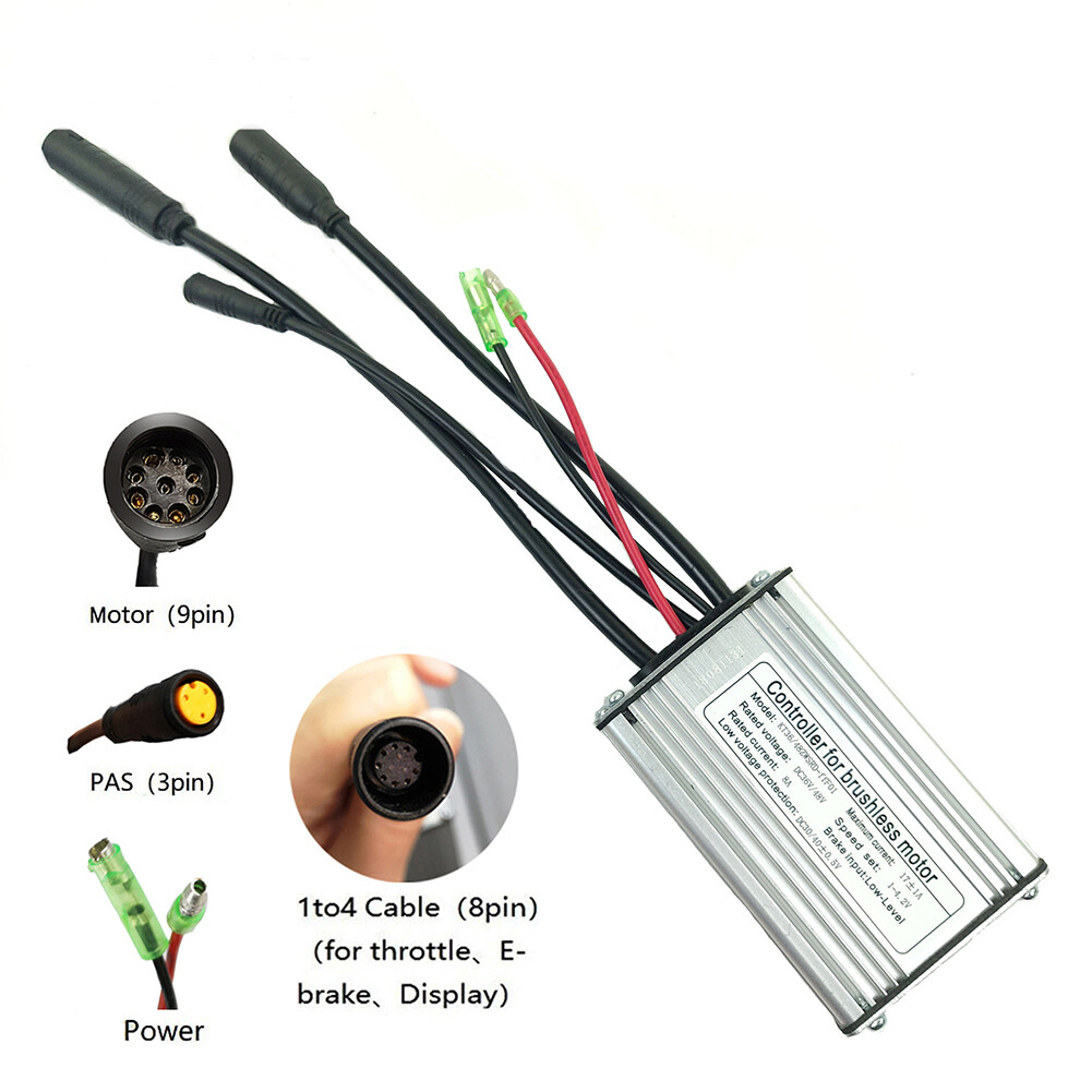 48V 36V 17A Controller For 250W 350W Brushless Motor Waterproof Electric Bicycle