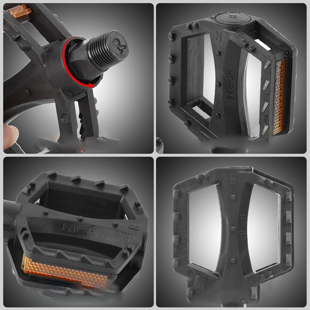 Upgraded Reflective Kids Bike Pedals Improved Strength Larger Foot touch Area