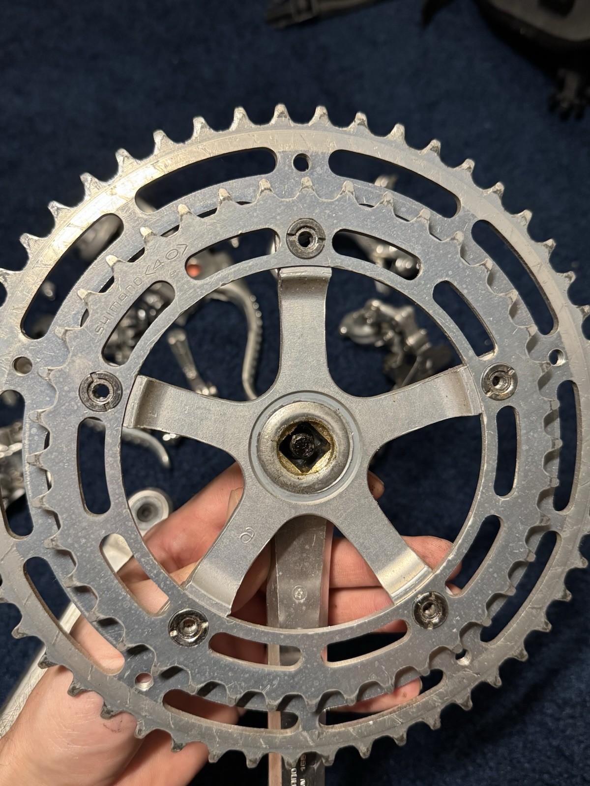 Shimano 600 Arabesque Groupset Crankset, Derailleurs, Shifters, Brakes, Headset