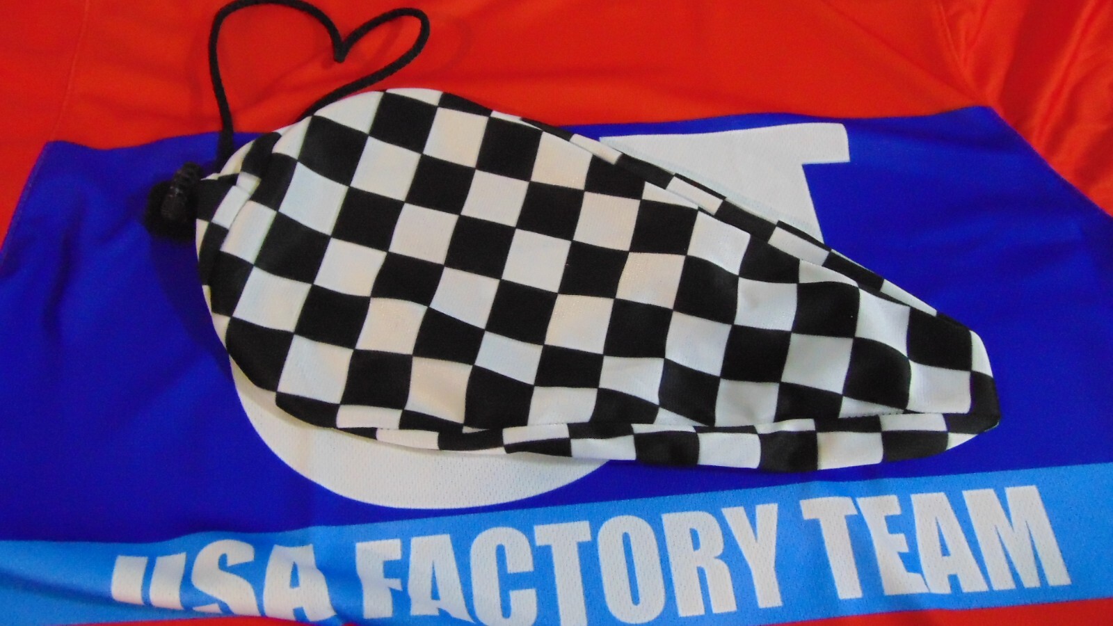 BMX Bicycle Seat Cover Vintage Van Max Bike Saddle Cover Old School Checked Blac