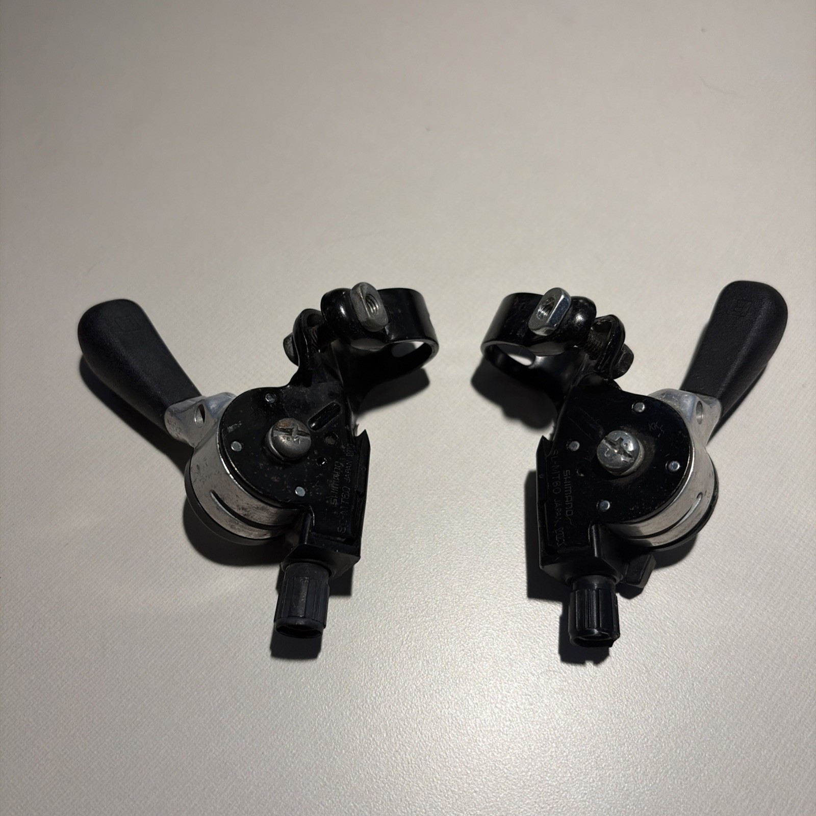 Vintage Shimano Deore SL-MT62 Thumb Shifters 6/7-Speed SIS Pair Made Japan