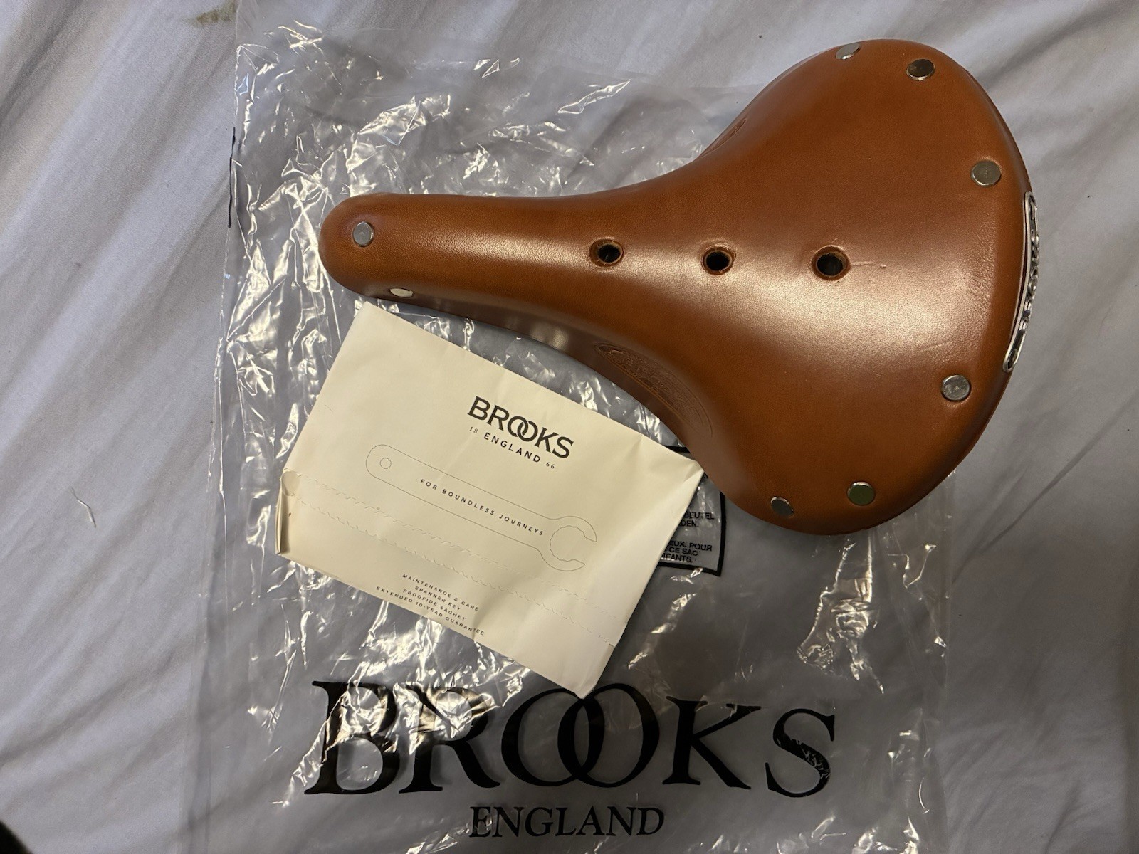 Brooks Flyer Short Leather Bicycle Saddle