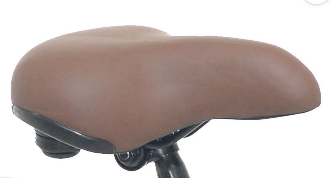 Cruiser Bicycle seat 9.5” long X 8” wide brown Brand New Free Shipping Included