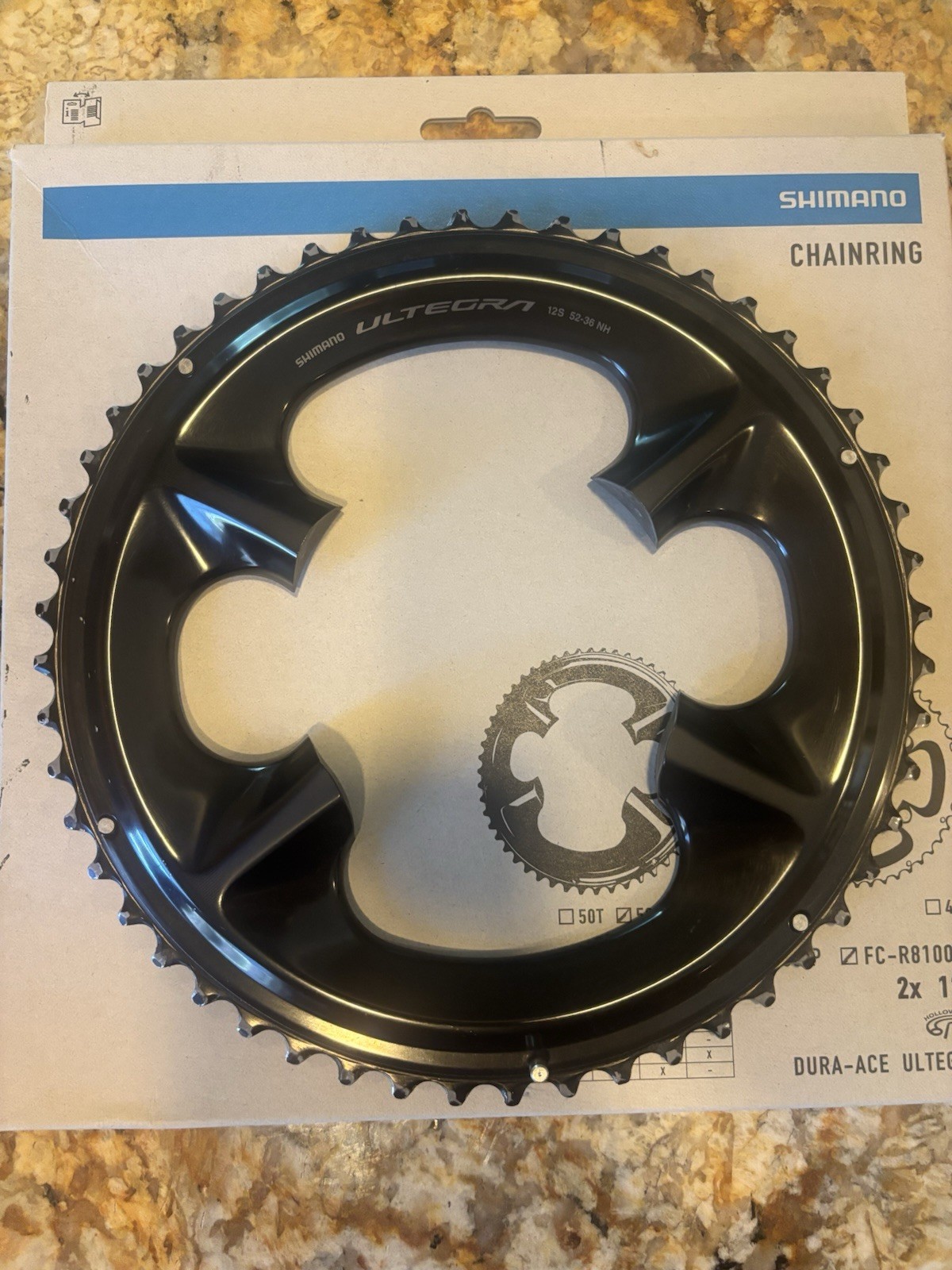 Shimano Ultegra FC-R8100 52t, 12-Speed Chainring