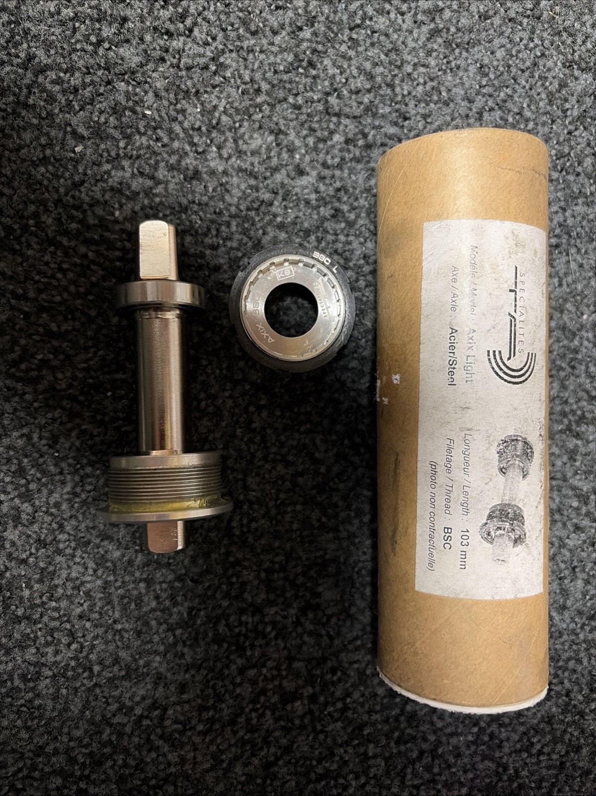 TA Axix Light Steel Bottom Bracket BSA 103mm ISO Square Taper Sealed Bearing