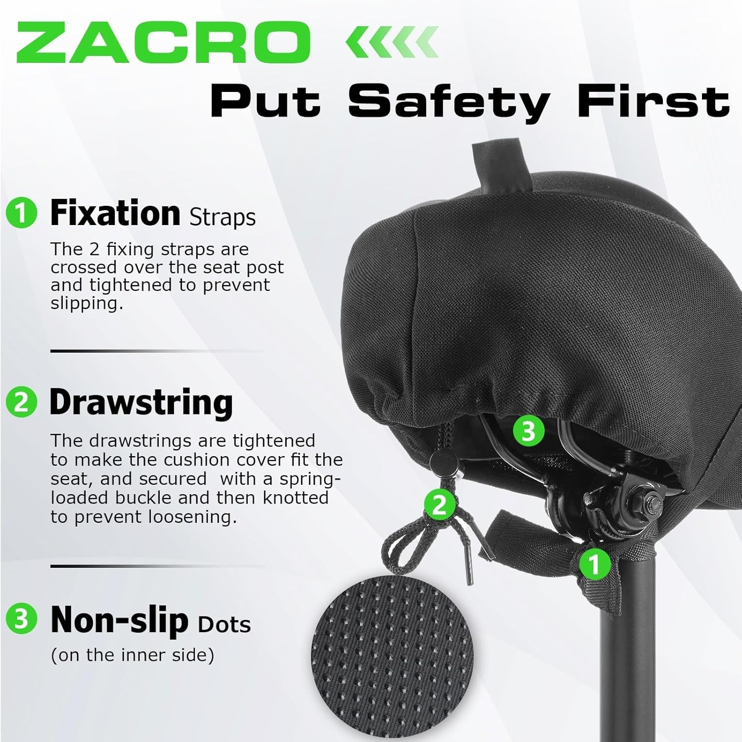 Waterproof Gel Bike Seat Cover – Ultimate Comfort for Indoor & Outdoor Cycling