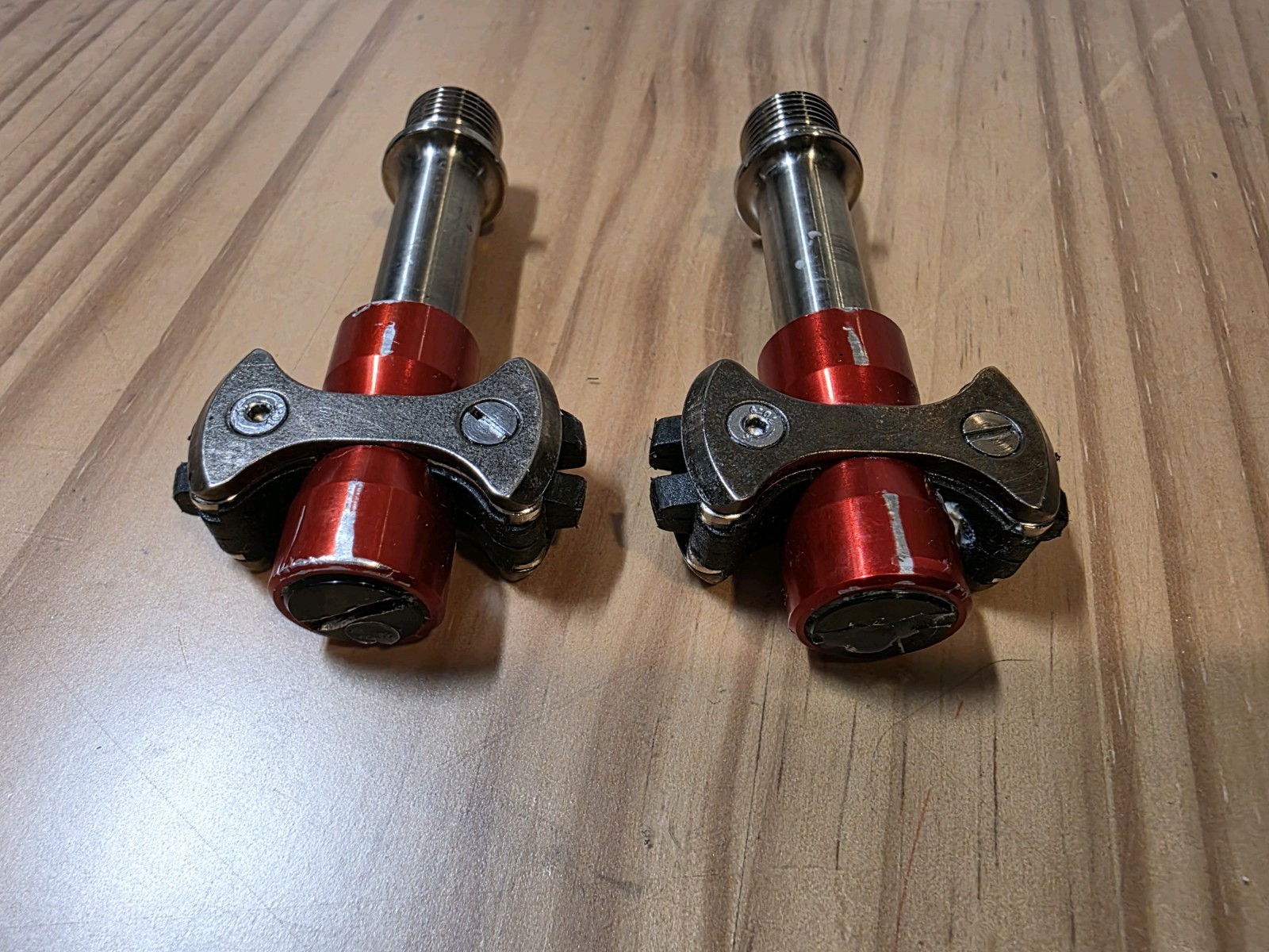 Speedplay Zero Style Clipless Pedals Titanium Alloy Anodized Red