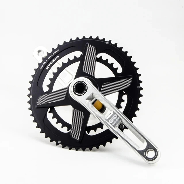 165MM 170mm Hollow Tech Crank Ultralight Gravel Road Bike Crankset