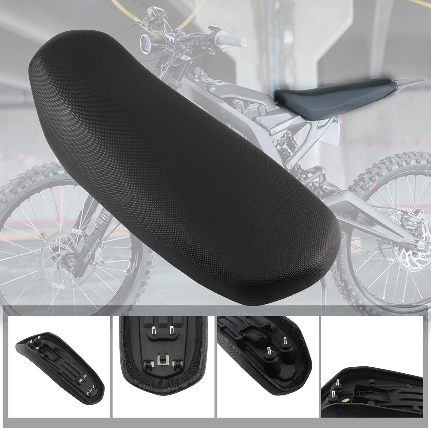 Surron Seat,Standard Motorcycle Seat Cushion Electric Dirt Bike Faux Leather