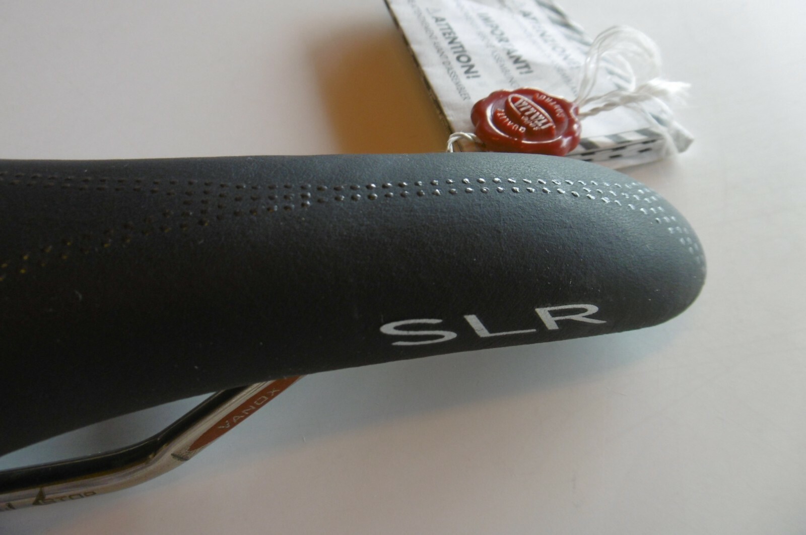 Selle Italia SLR XC Test Saddle Vanox Tube Black 180g NOS