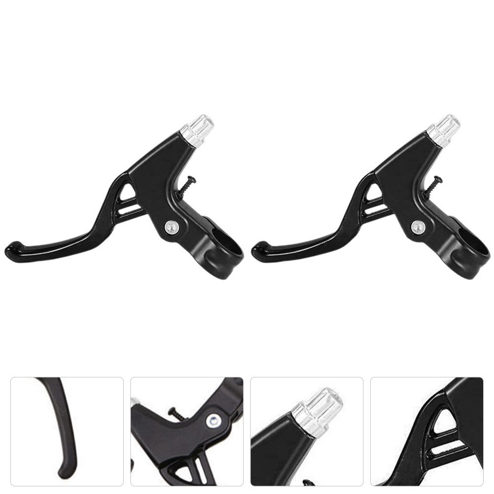 1 Pair Aluminum Alloy Brake Levers Bike Brake Levers Replacement Handles