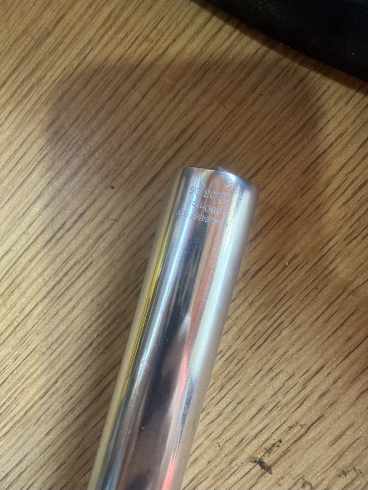 Velo Orange Curvy Alloy Bar, (31.8mm) 650mm, Silver