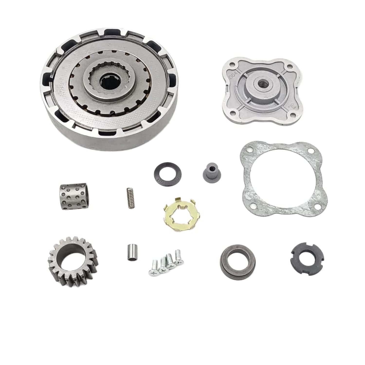 18 Teeth Clutch Assembly Fit manual 50cc 70cc 90cc 110cc 125cc Dirt Bike Engi…