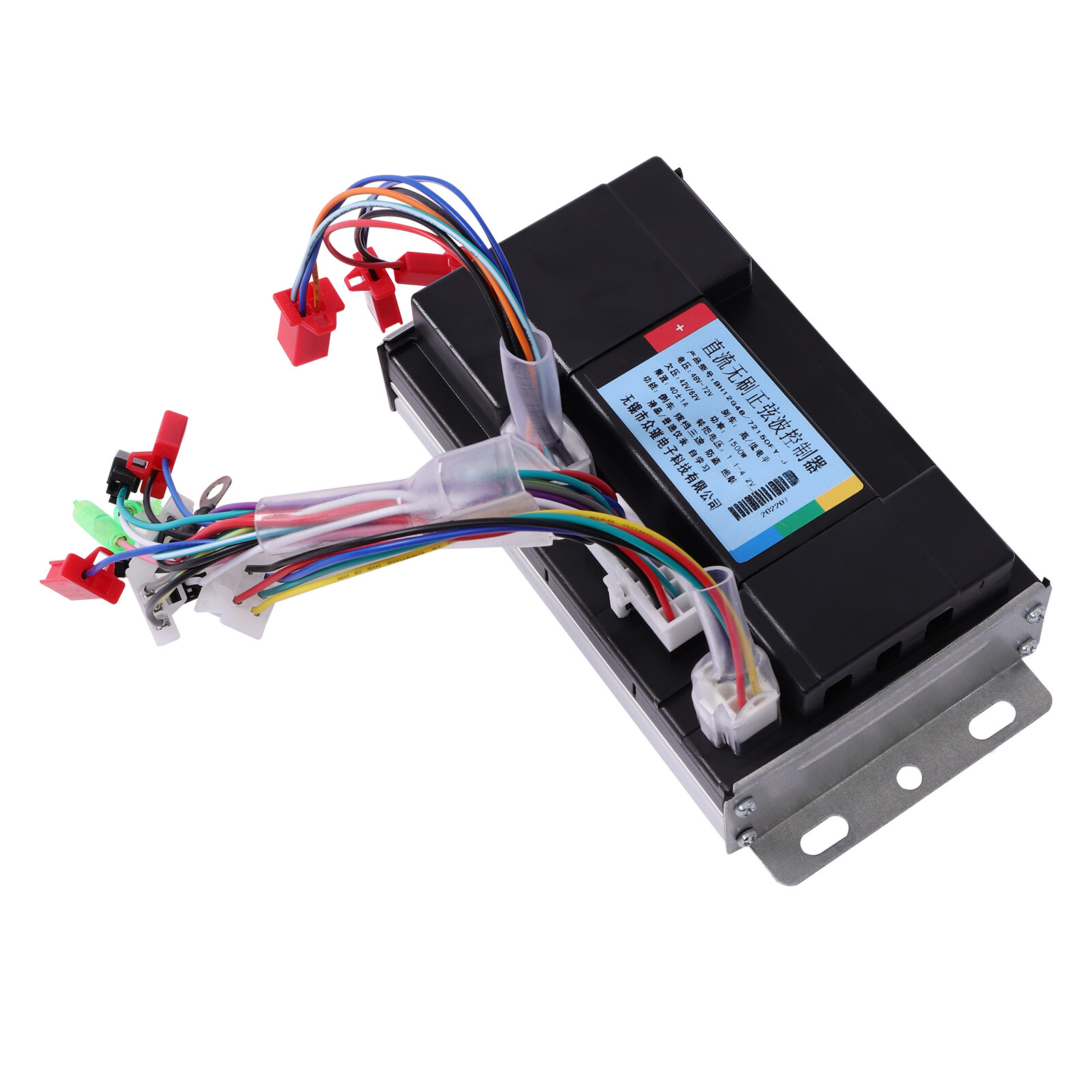 48V-72V Electric Bike Sine Wave Split Intelligent Motor Speed Controller 1500W