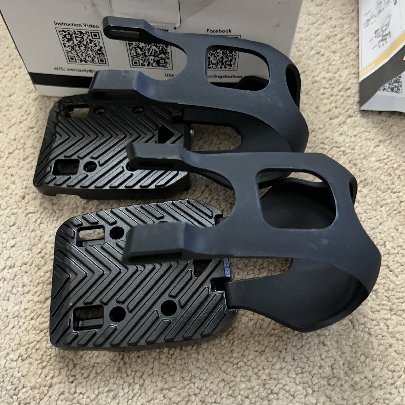 CQ CyclingDeal Padals Platform Adapters CD-E02T-005 NEW OPEN BOX