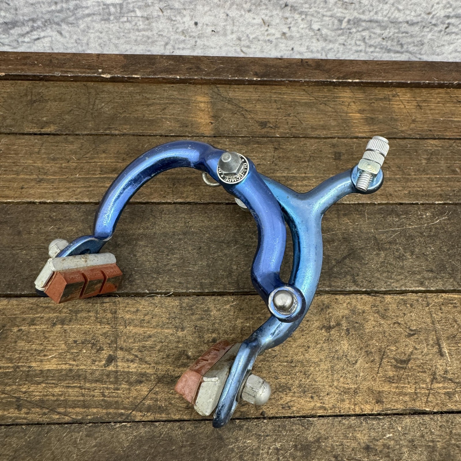 Vintage 1020 Side Pull Caliper Brake Blue Single BMX Road Bike 80s