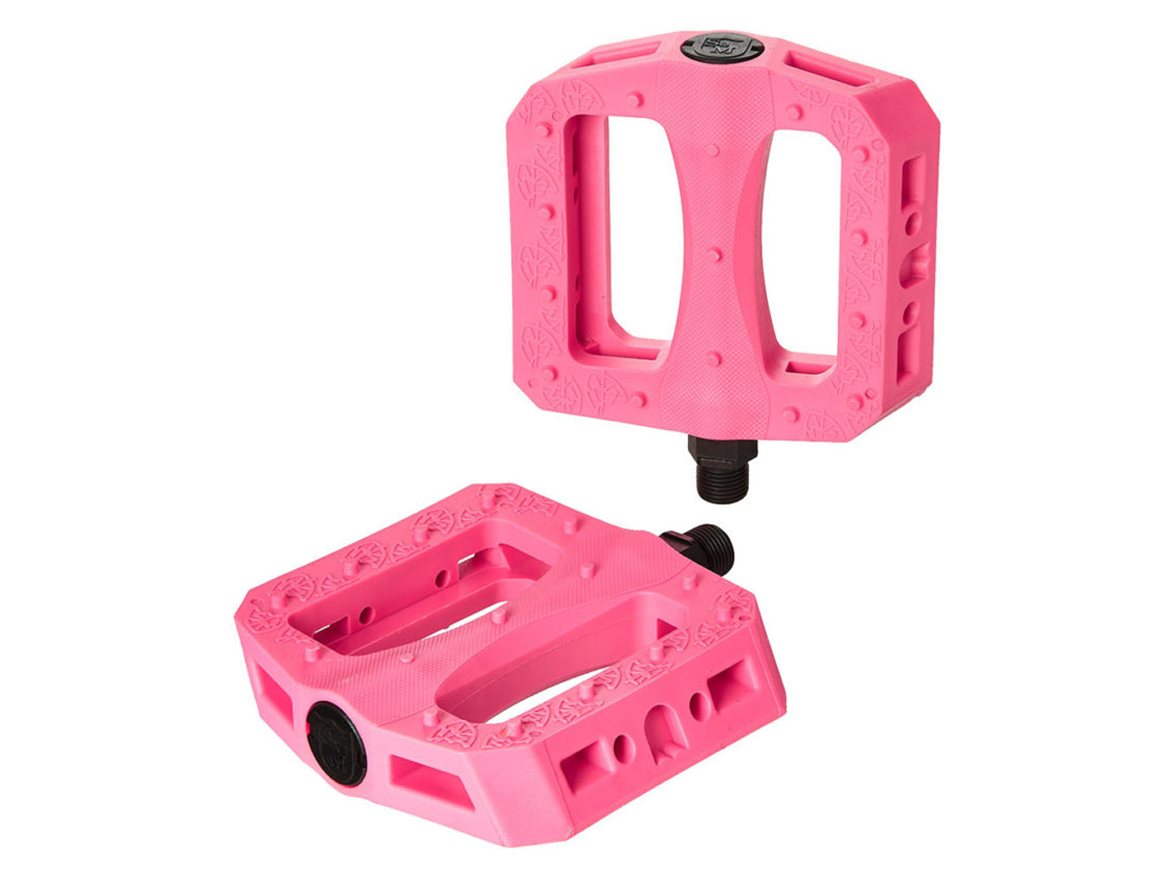S & M Hoder BTM Pedals Pink 9/16
