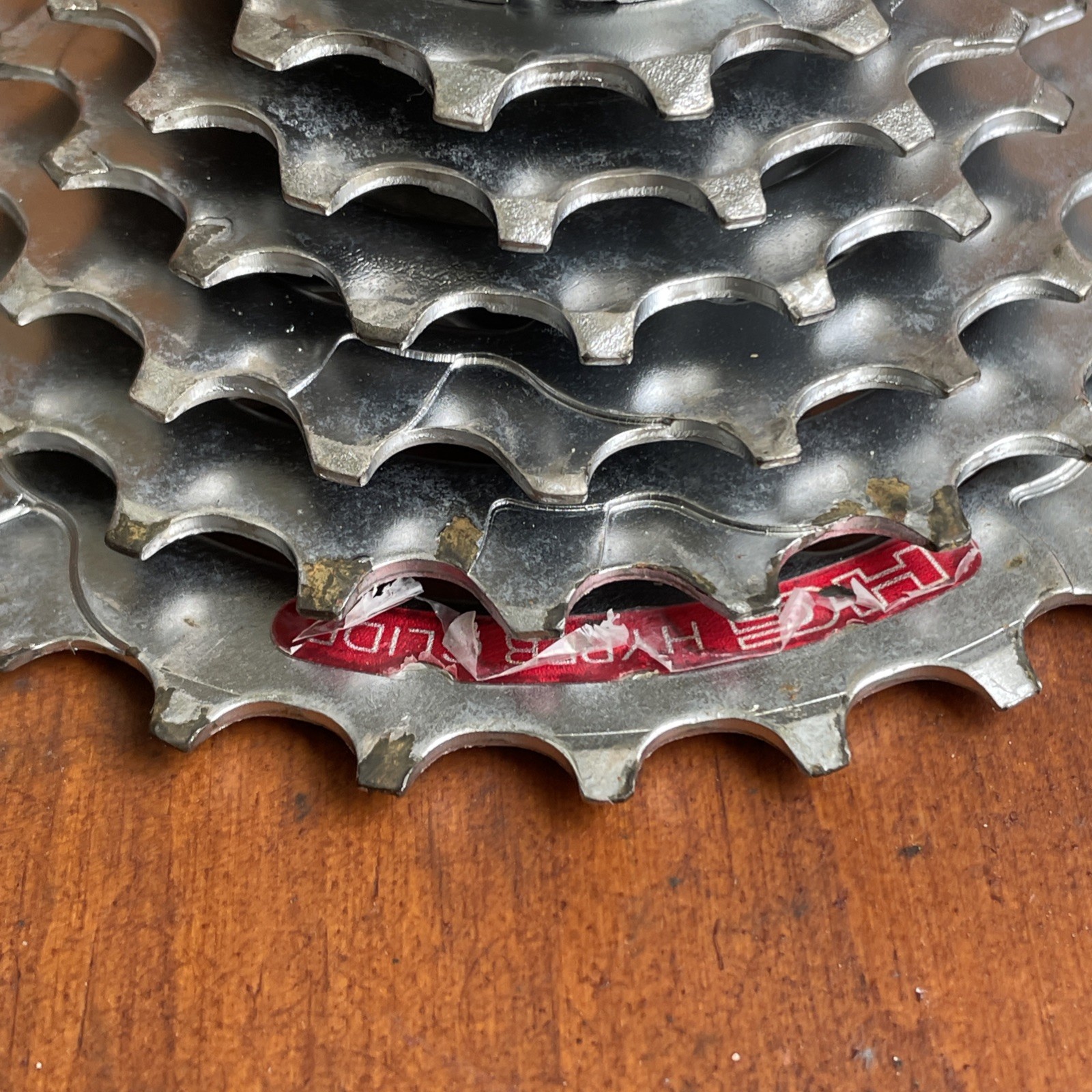 Vintage SHIMANO Hyperglide HG-70 7 Speed Cassette 12-28t MTB Silver GC