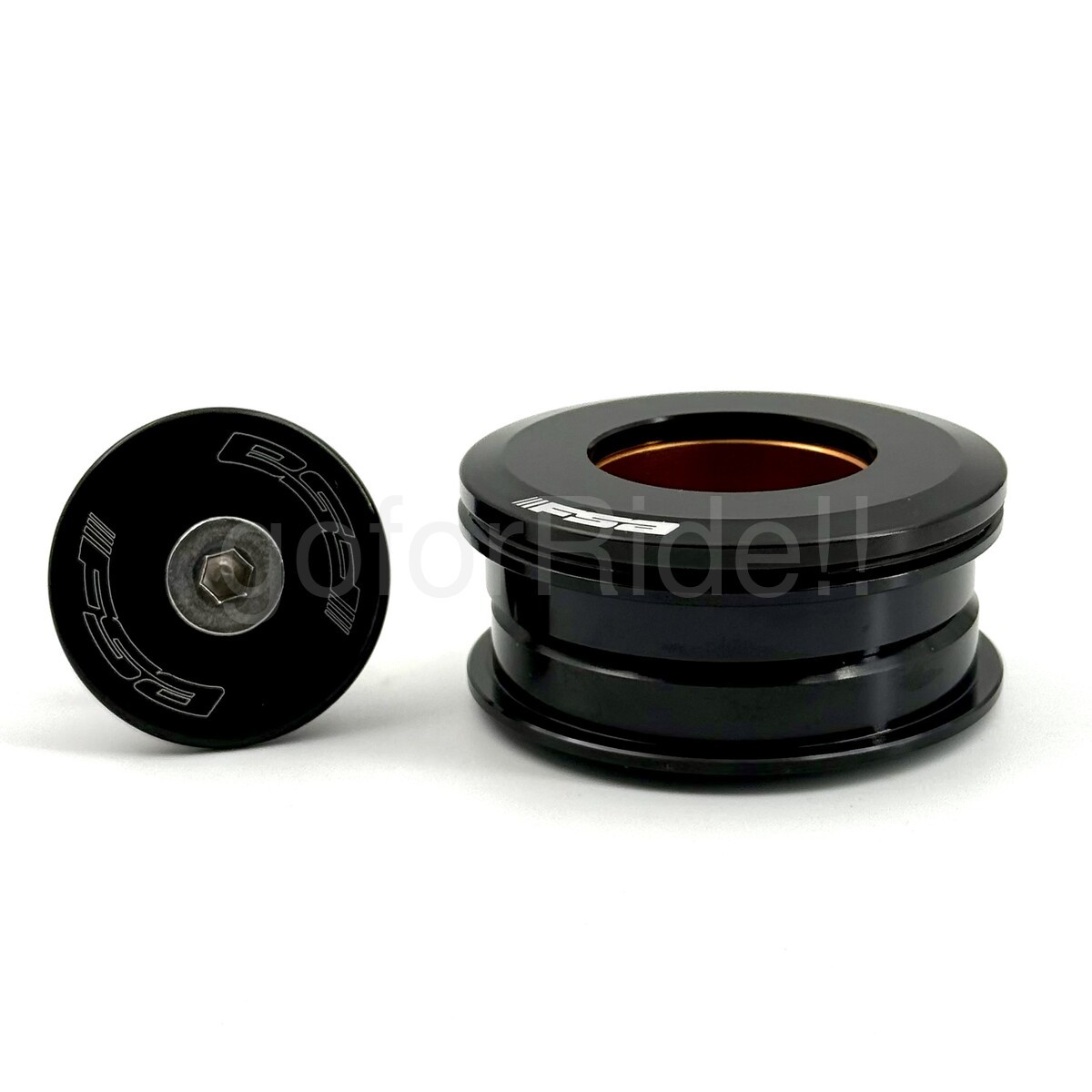 Fsa MTB Bike ZS Reducer Headset Orbit Z 1.5R,1.5~1-1/8″ Steerer+Top cap, OD 55mm