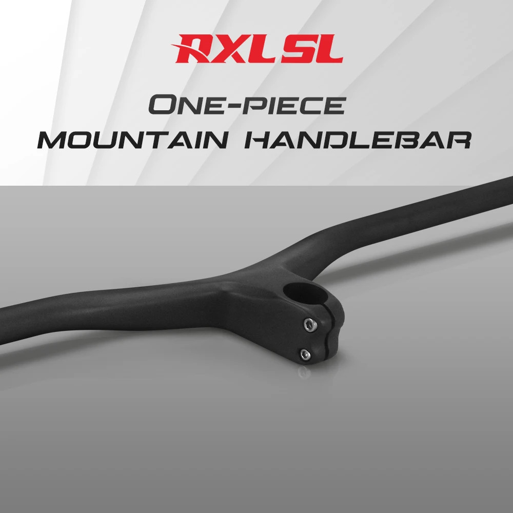 Integrated MTB Carbon Riser Handlebar 7 Degree Downwill Flats Bar 760/780/800mm