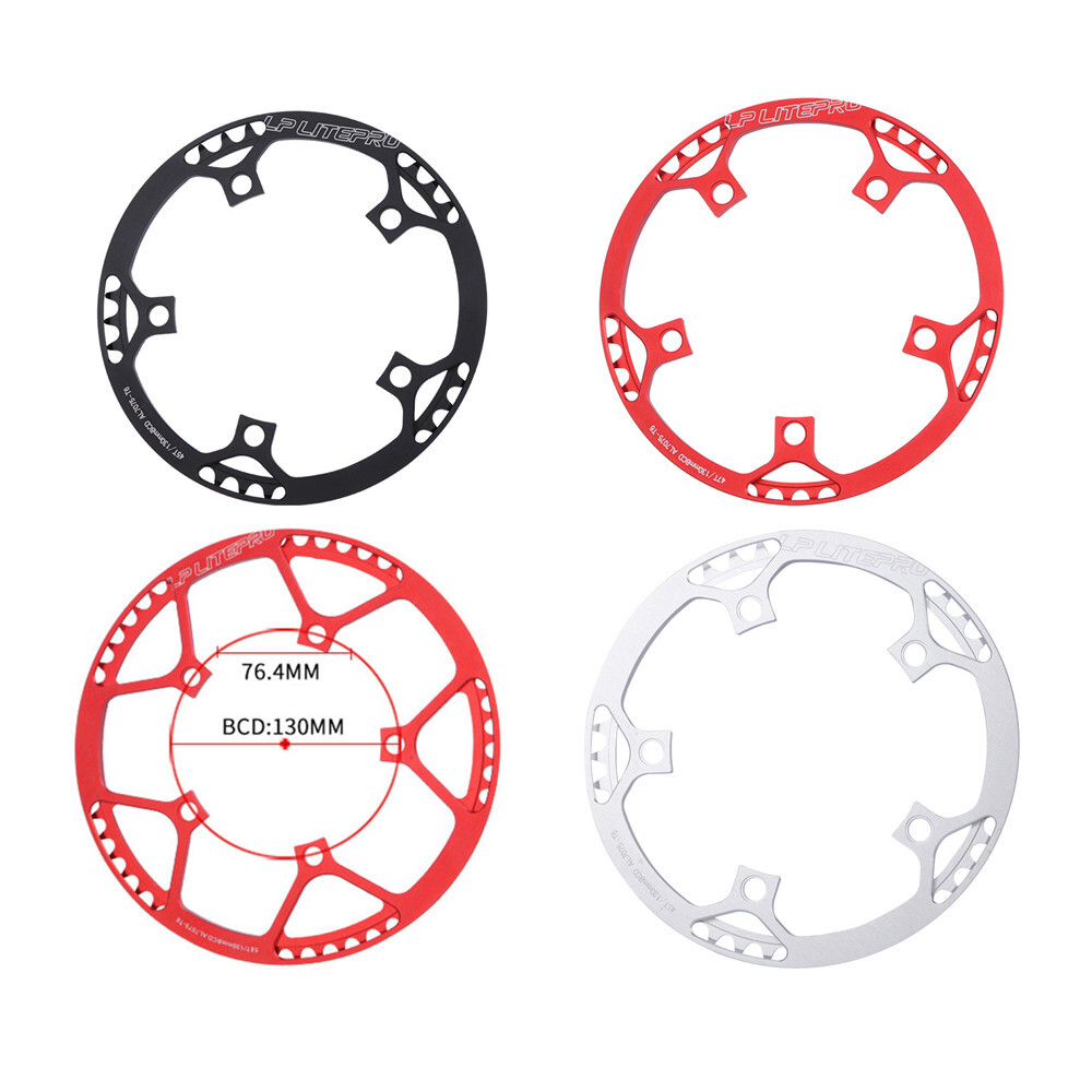 Litepro Bike Crankset Chainring Folding Bike Square Hole Crank Chainring BCD130