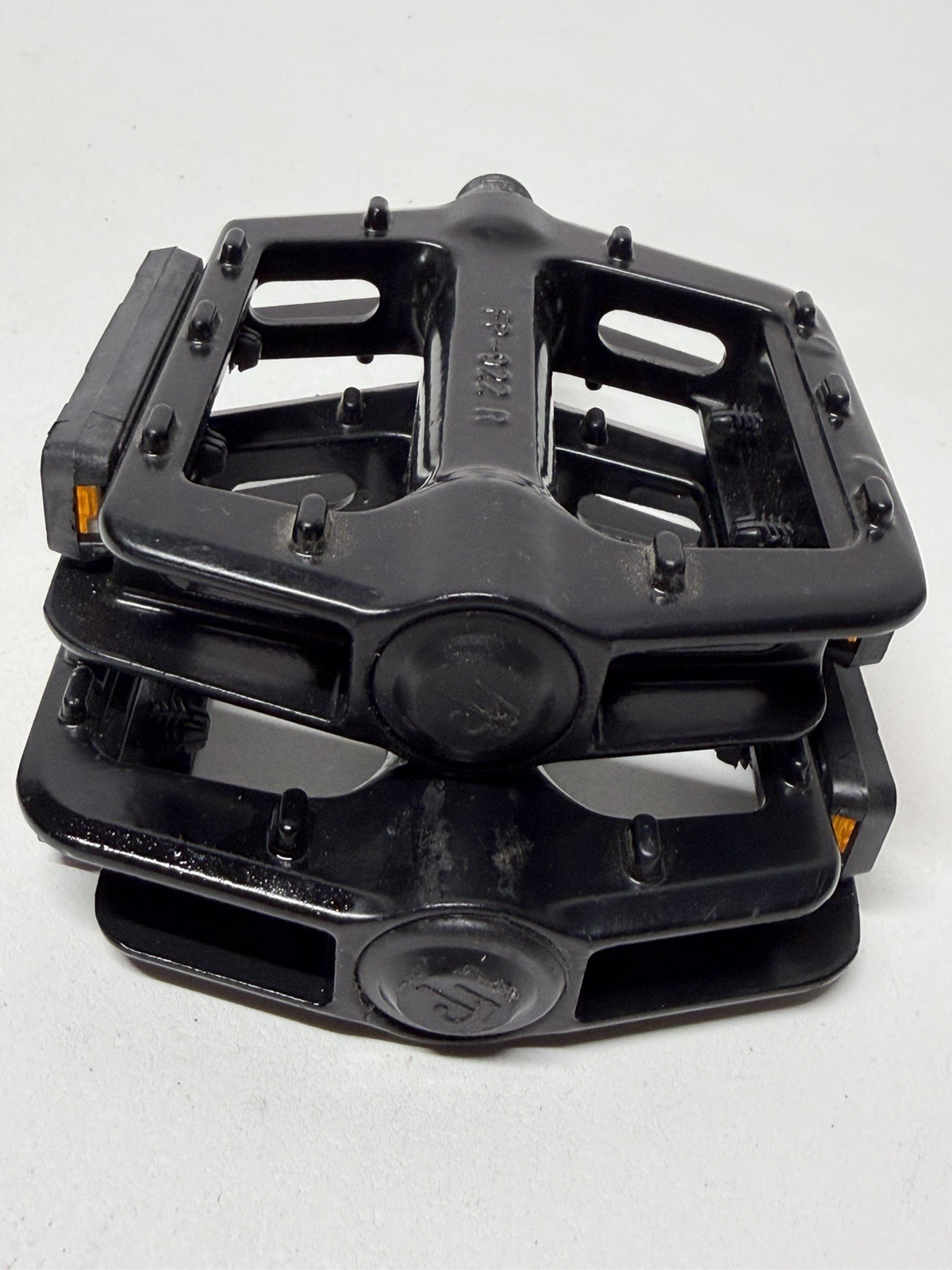 Set FP-922 1/2″ BMX Bike Bicycle Pedals Pair Left & Right Black W Reflectors